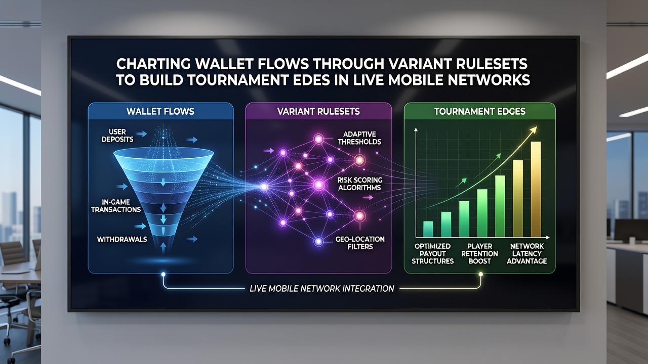 Analytics dashboard displaying wallet flow patterns across multiple blackjack variants in a mobile tournament setting
