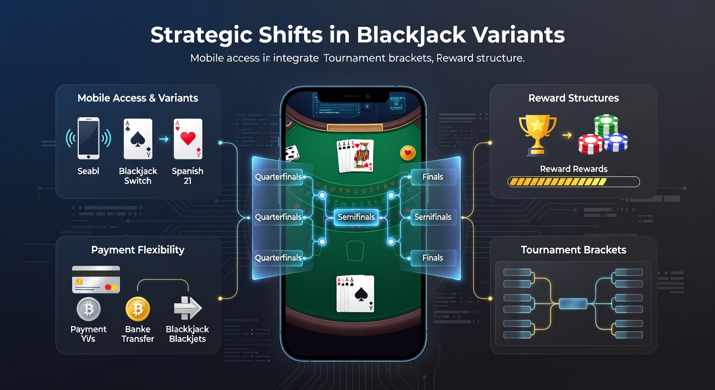 Mobile blackjack tournament dashboard displaying live brackets, reward tiers, and flexible payment options on a smartphone screen